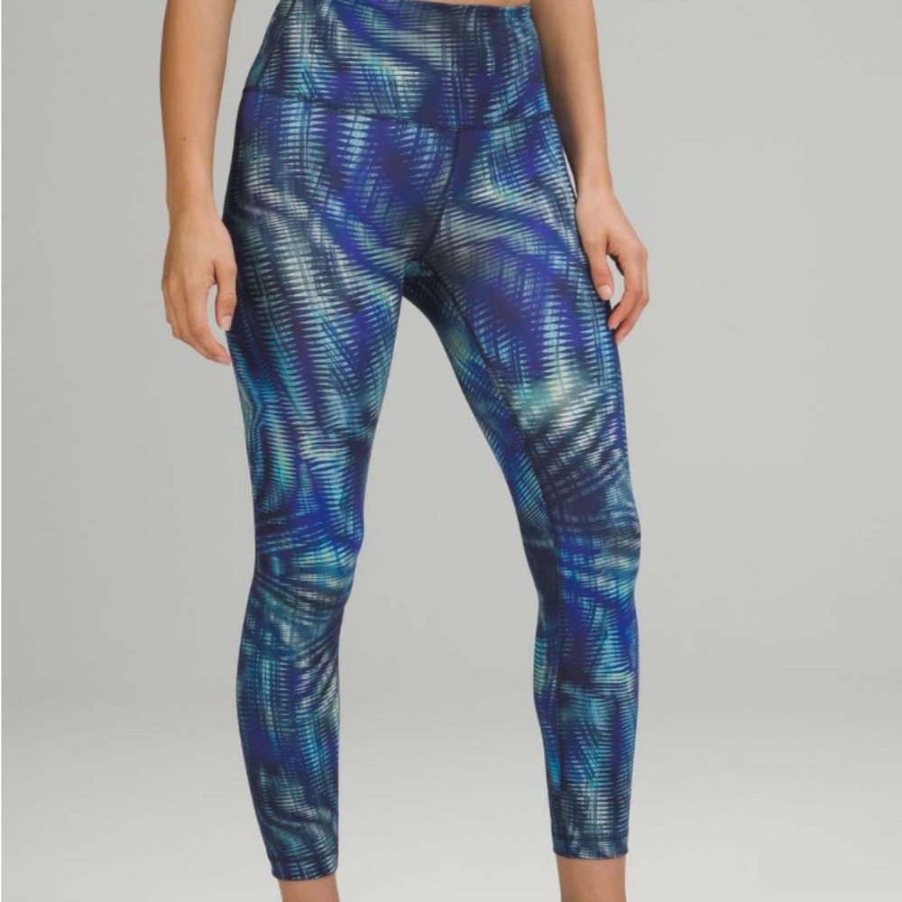 Lululemon Wunder Train High-Rise Tight 25" *Foil, Size 10